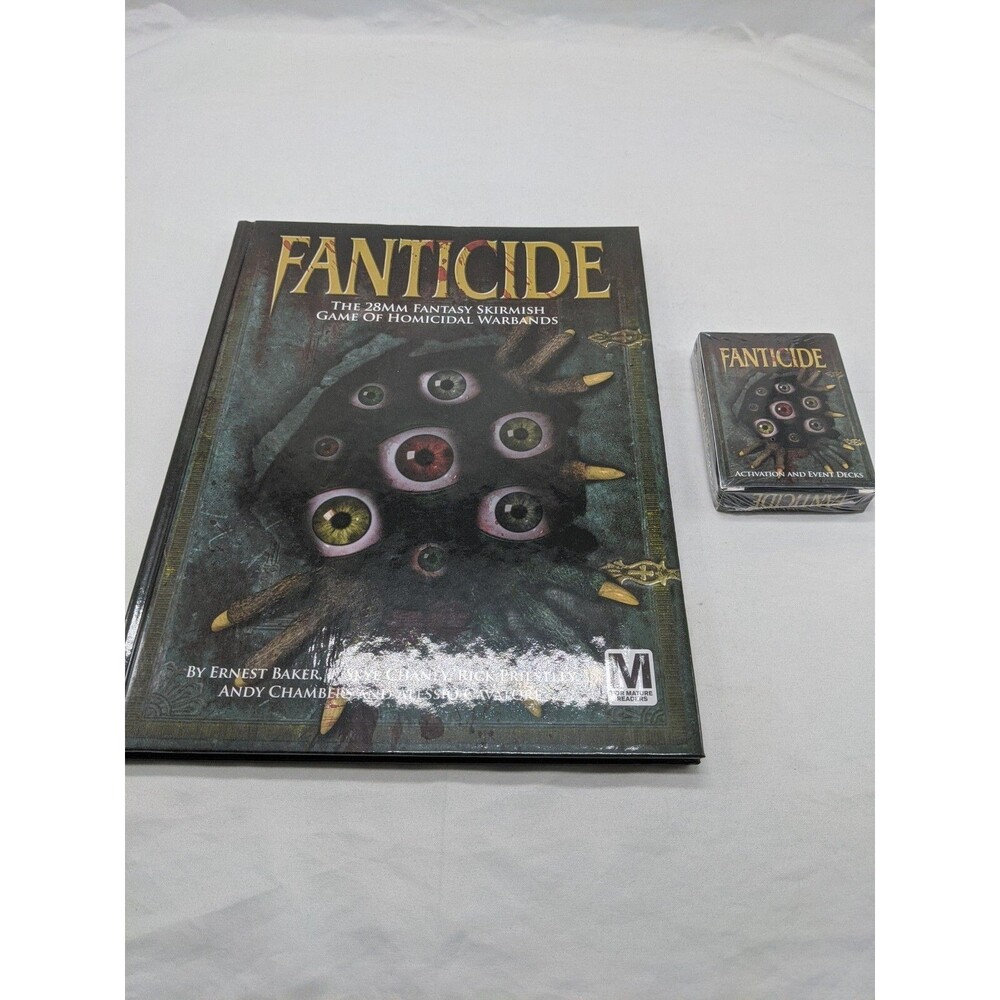 Fanticide Miniature Skirmish Wargame Corebook And Activation And Event Decks